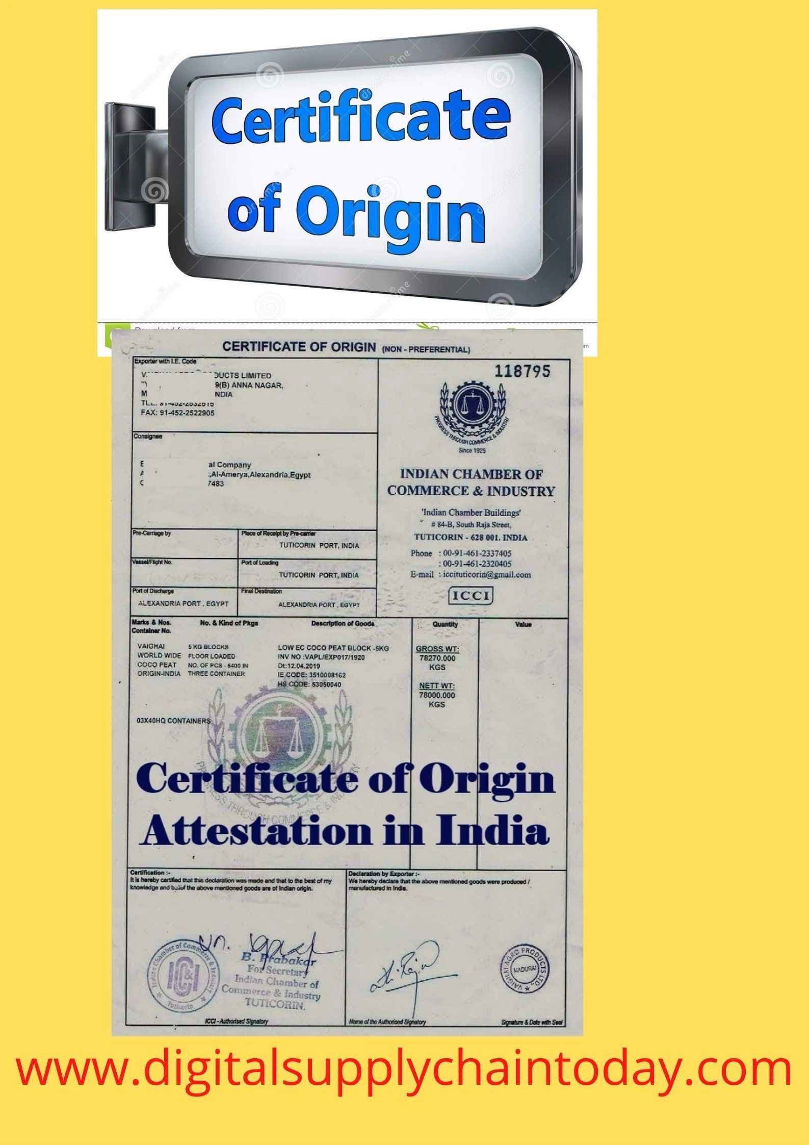 What is Certificate of Origin(COO)?